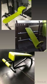 Lavička bench, lavička šikmá brucho, lavička rovna