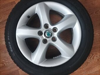 Predám 4ks alu disky + letne pneu komplet
