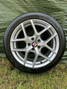 Elektróny sada Borbet 5x112 r17 aj z novými letnými pneu