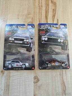 Hotwheels silver series Audi Quattro 87 Lancia Rally 037