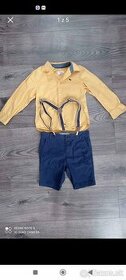 Chlapčenská košeľa s kraťasmi na traky - 1