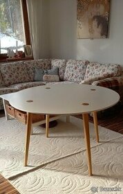 okrúhly stôl Ikea + 4ks stolicky
