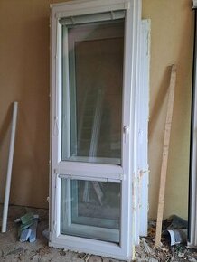 Balkónové dvere biele