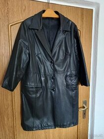 Dámsky kožený kabát z teľacej kože - 1