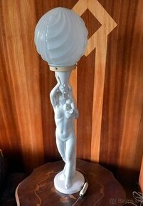 Stolná  lampa v tvare Venuše s dieťaťom