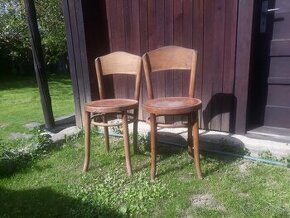 Retro stoličky drevené