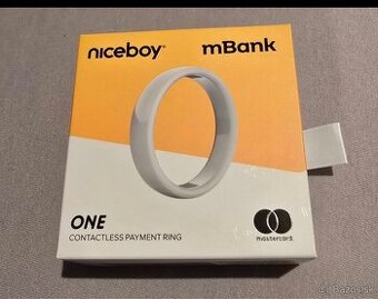 Platobný prsteň Niceboy ONE White