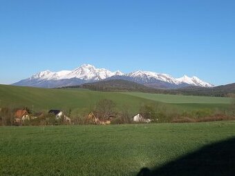 Stavebný pozemok s výhľadom na Tatry