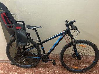Horsky bicykel s detskym sedadlom