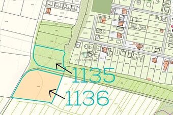 Investičné pozemky, Nižná Kamenica, 3940 m2, 6340 m2 a 12360