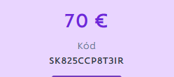 Dajana Rodriguez 70€ poukážky