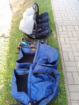 Súrodenecký/ dvojickovsky kočík 3v1