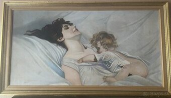 Obraz Žena s dieťaťom