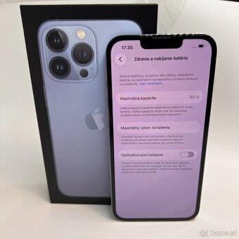 IPHONE 13 PRO SIERRA BLUE 256GB ZÁRUKA - VEĽMI PEKNÝ STAV