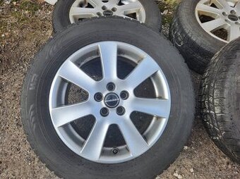 Alu kola Borbet 16” 5x100 + pneu Nokian