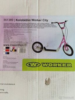 Predám úplne novú kolobežku Worker City-insportline