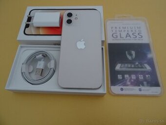 iPhone 12 128GB WHITE - ZÁRUKA 1 ROK - VELMI DOBRÝ STAV