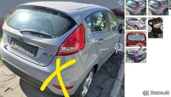 FORD FIESTA 1.25 predám Motor SNJB, DVERE, PIATE DVERE, Moto