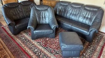 Luxusní kožená sedací souprava 3+2+1,6044