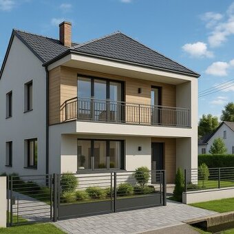 Dom s dvomi garážami Čerenčany