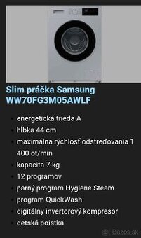 Pracka samsung
