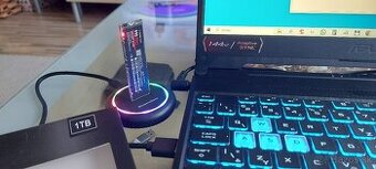 Dokovacia stanica pre SSD M.2 PCIE/NVMe,M.2 SATA III-NEW