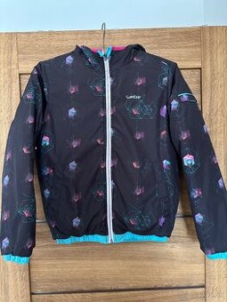 Dievčenská zimná vetrovka obojstranná