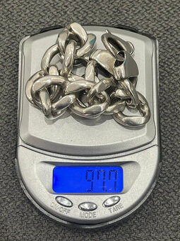 strieborný náramok ( 97,7 gramu )