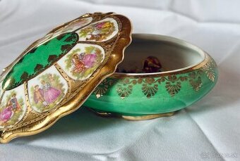 Starožitná porcelánová dóza Bavaria Mayer Wiesau