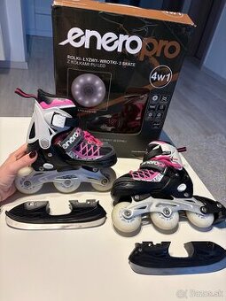 Svietacie kolieskove a ladove korcule v jednom