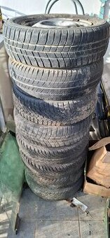 Škoda Felicia plechové disky+gumy 165/70 R13