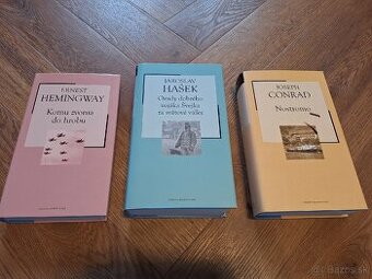 Hemingway, Hašek, Conrad  edícia SME