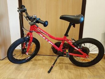 Predám detský bicykel AMULET 16 Speedy 2023 – červená/biela