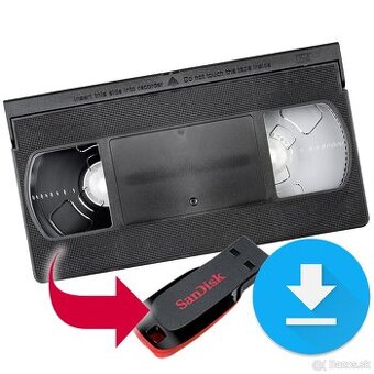 VHS kazety na USB kľúč