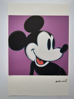 Andy Warhol  –  Mickey Mouse purple