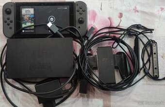 Nintendo Switch V1 + dock + HDMI + nabíjačka