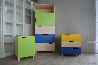 3 x Skrinky do detskej izby, detský nábytok