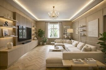 AZ. Jakubovo námestie: 77 m² pod 3 m stropmi, ticho a zeleň