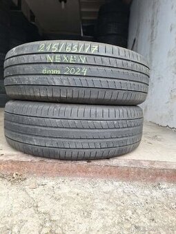 215/65/R17 letné 2ks