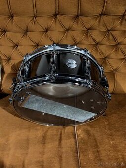 Predám rytmičák Gretsch 14x6.5" Black Nickel over steel