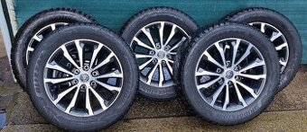 5 x Orig. Alu kolesa Toyota Land Cruiser, Hilux s pneu