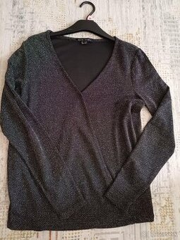 top čierno-strieborný vel. 38/40 - 1
