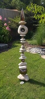 Garden Totem - handmade
