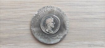 Strieborná medaila 1800 rokov rímskeho nápisu v Trenčíne