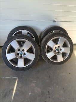 originál ŠKODA disky 5x112 R17 s letnými pneumatikami
