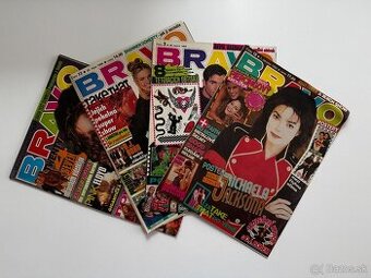 Archívne časopisy BRAVO z roku 1993 - 1995