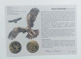 Autorská karta 5 € 2025 - Orol kráľovský
