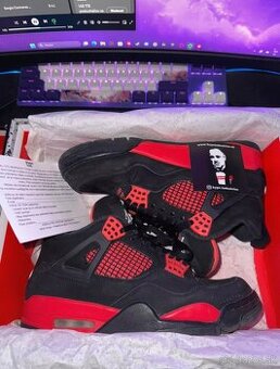 Jordan 4 red thunder