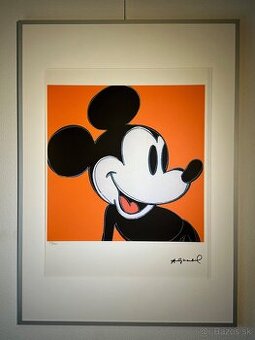 Andy Warhol "Mickey " Limitovaná edícia_Certifikát