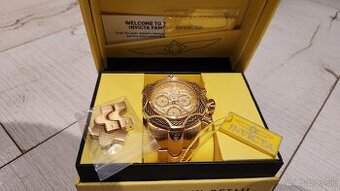 Elegantné švajčiarske hodinky INVICTA VENOM zlaté